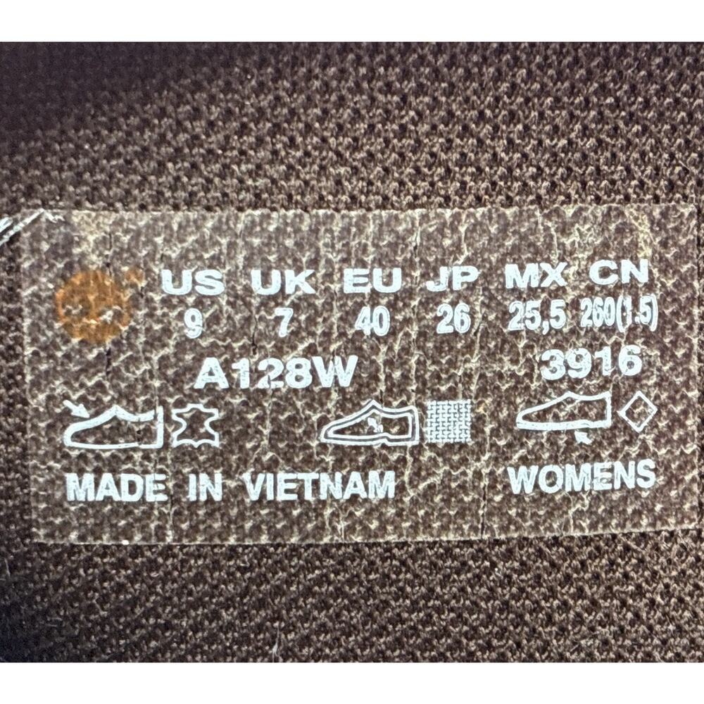 Vintage 2006 Timberland A128W Women 9 Waterproof Leather Tall Combat Boots Y2K - Picture 7 of 7